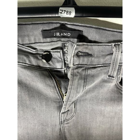 J Brand Faded Black Super Skinny Denim Sz 26 - Picture 2 of 3